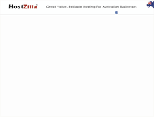 Tablet Screenshot of hostzilla.com.au