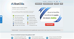 Desktop Screenshot of hostzilla.ro