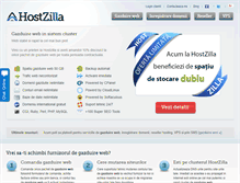 Tablet Screenshot of hostzilla.ro